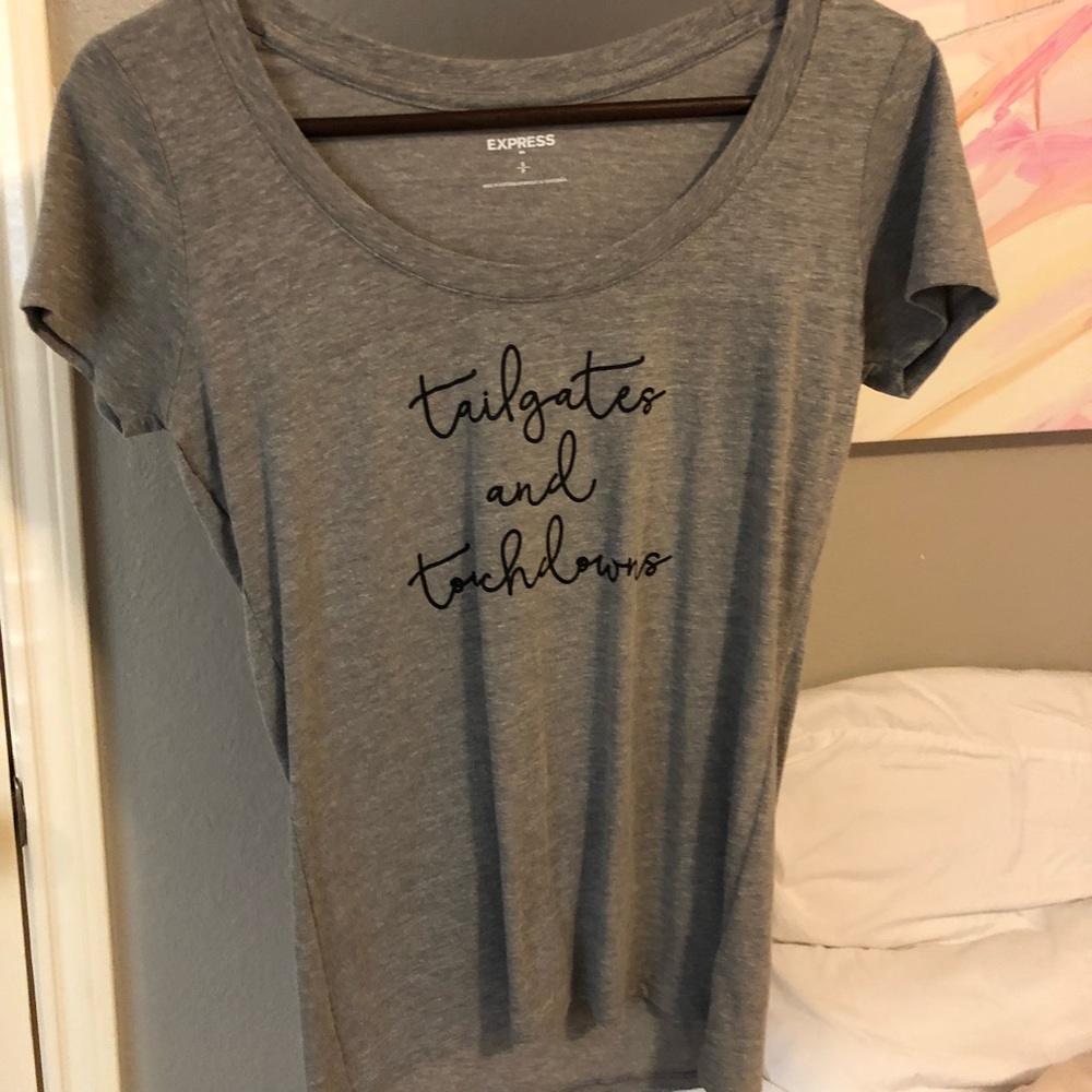 Tailgates and touchdowns t-shirt